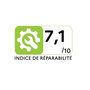 Voir la diapositive 3 : Beko Lave-linge frontal 9kg 1400 tours/min - wtv9712bs1w