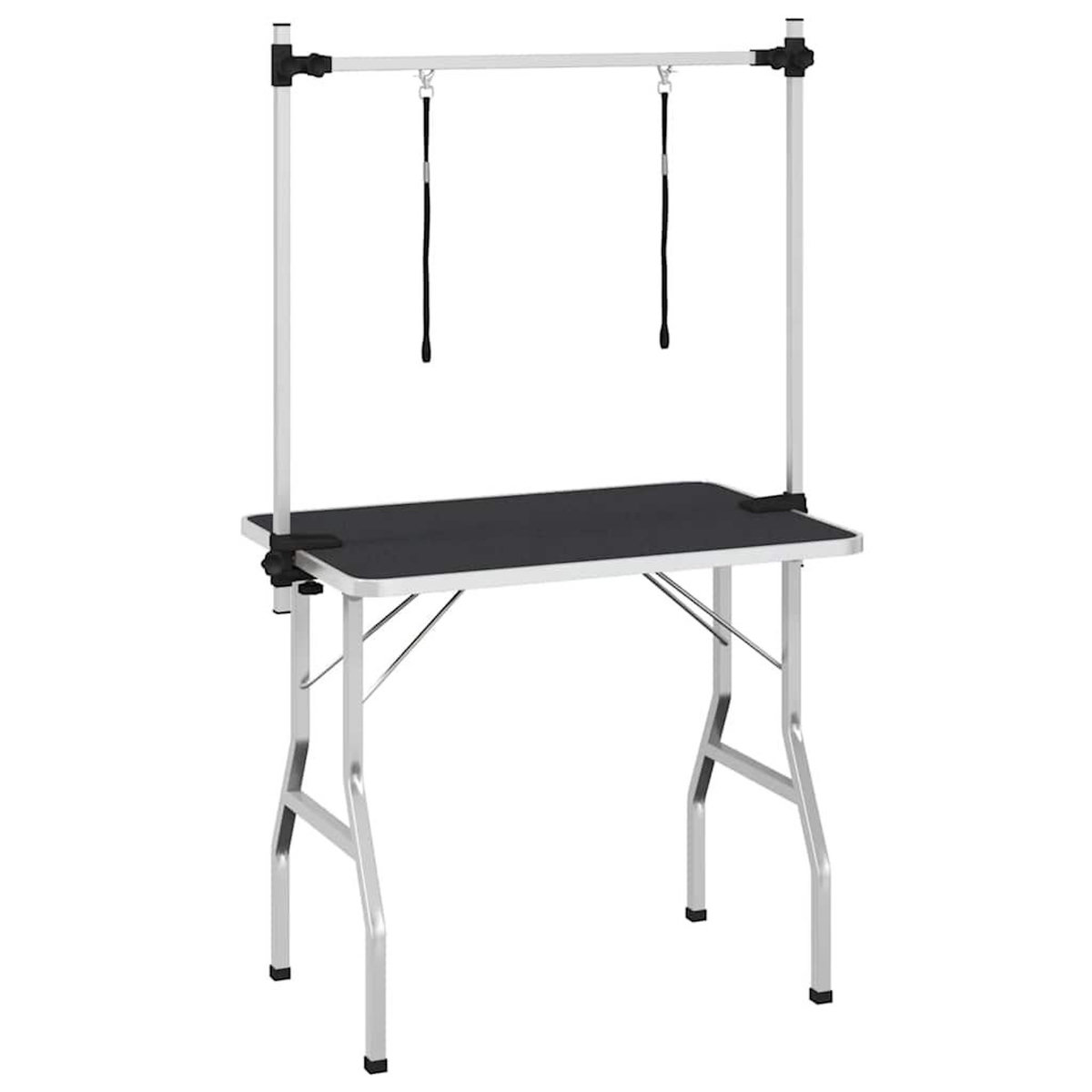 VIDAXL Table de Toilettage Ajustable pour Chiens Chats 2 Potences