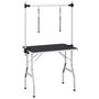 Voir la diapositive 1 : VIDAXL Table de Toilettage Ajustable pour Chiens Chats 2 Potences
