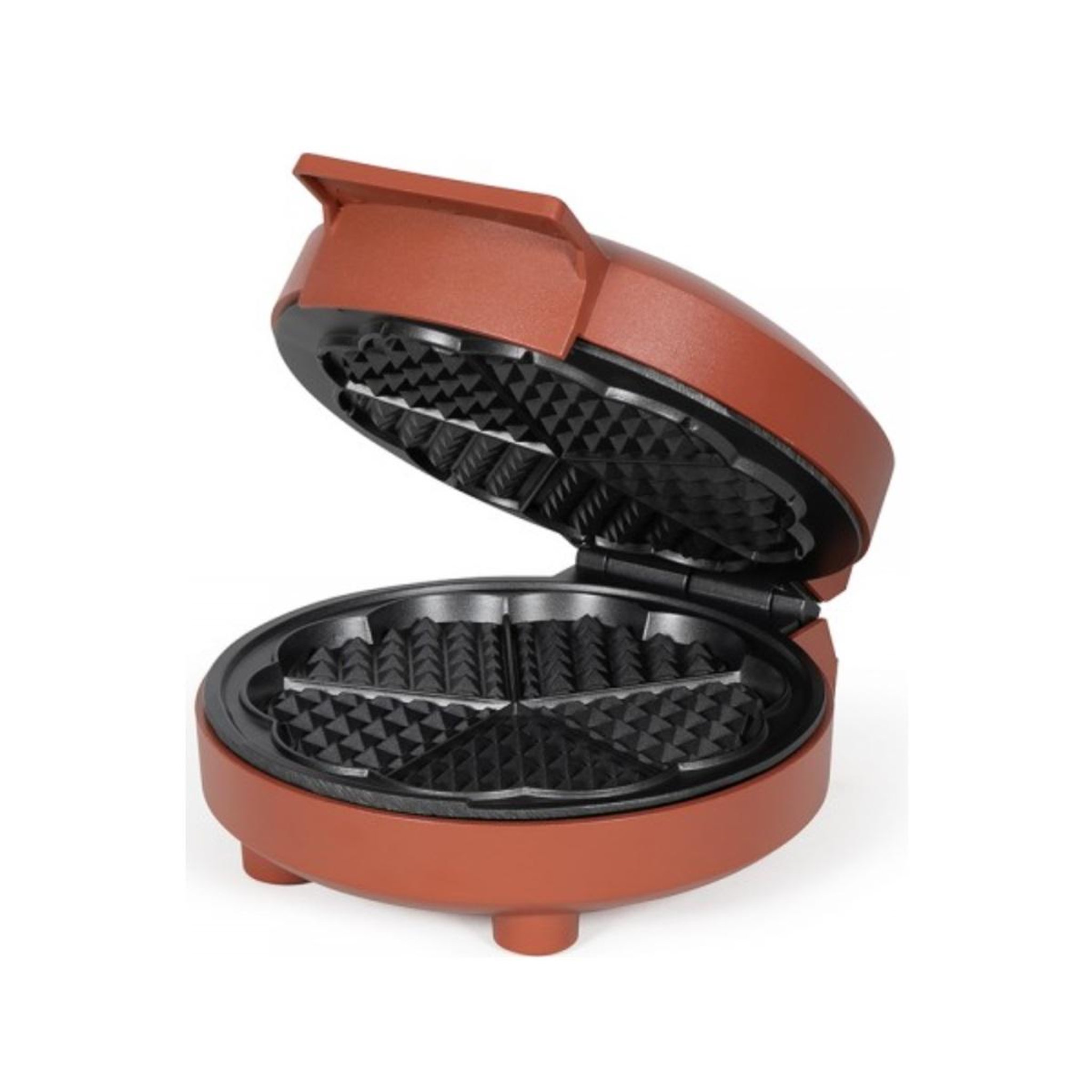 LIVOO Gaufrier coeur 1000w rouge - DOP255R
