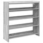 Voir la diapositive 2 : VIDAXL Etagere a chaussures sonoma gris 80x25x81 cm bois d'ingenierie