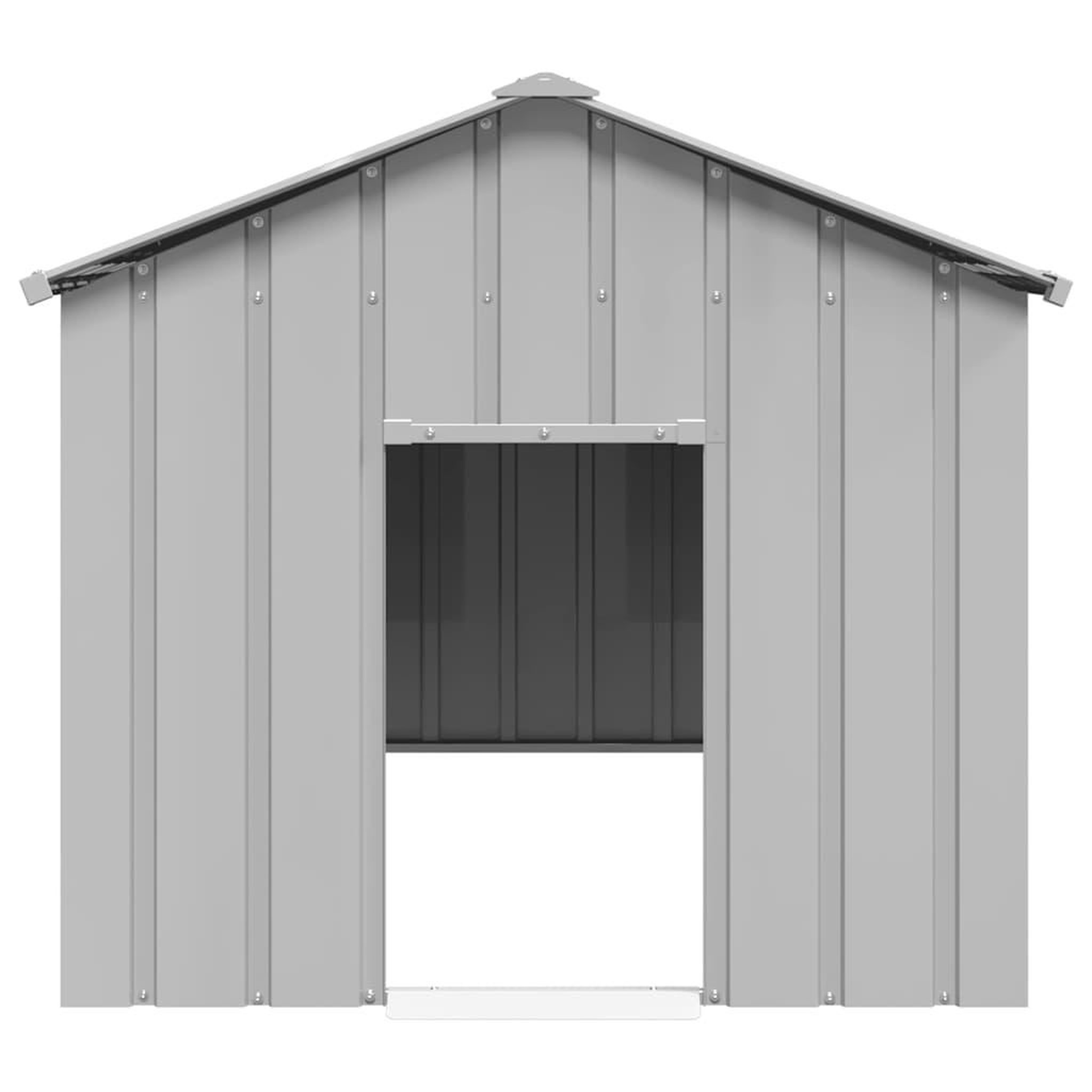 Voir la diapositive 3 : VIDAXL Niche pour chien avec toit noir 114x202x101 cm acier galvanise