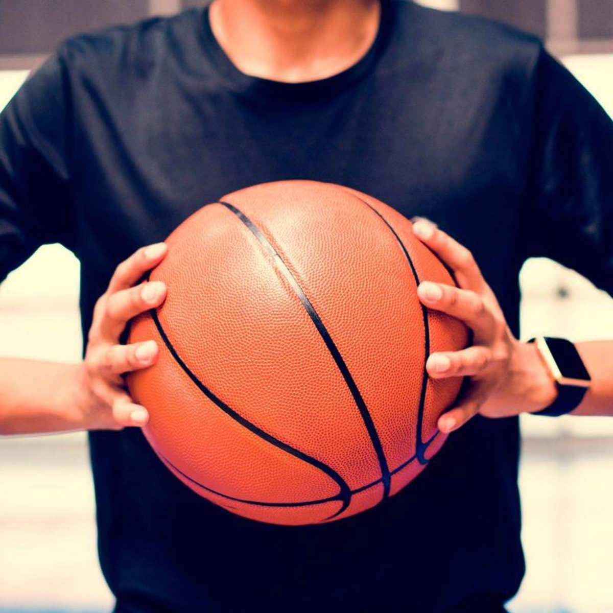 BUMBER Ballon de basket orange taille 7 (24,5cm) BRONX Usage intérieur/extérieur et Anti-dérapant