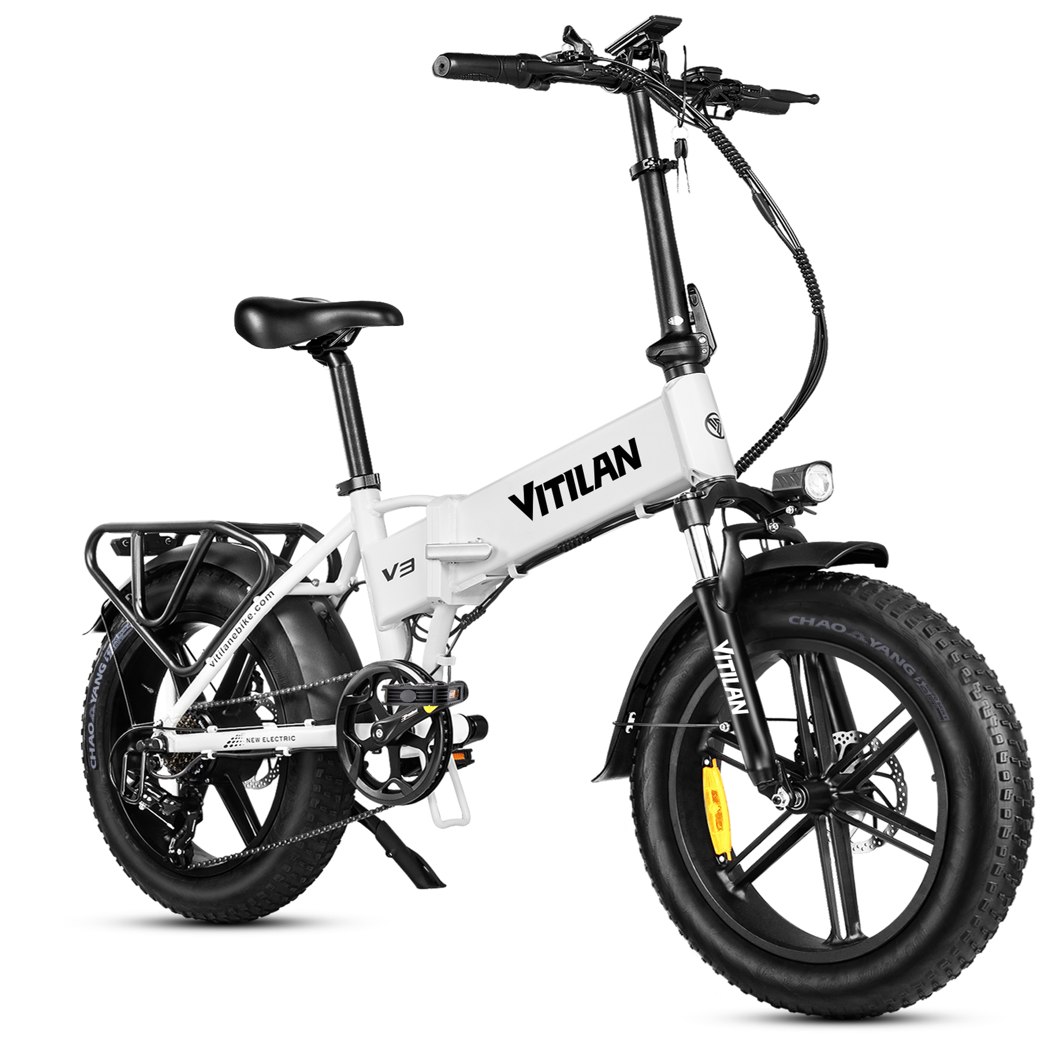 Voir la diapositive 1 : VITILAN Vélo électrique tout-terrain pliable Vitilan V3 2.0