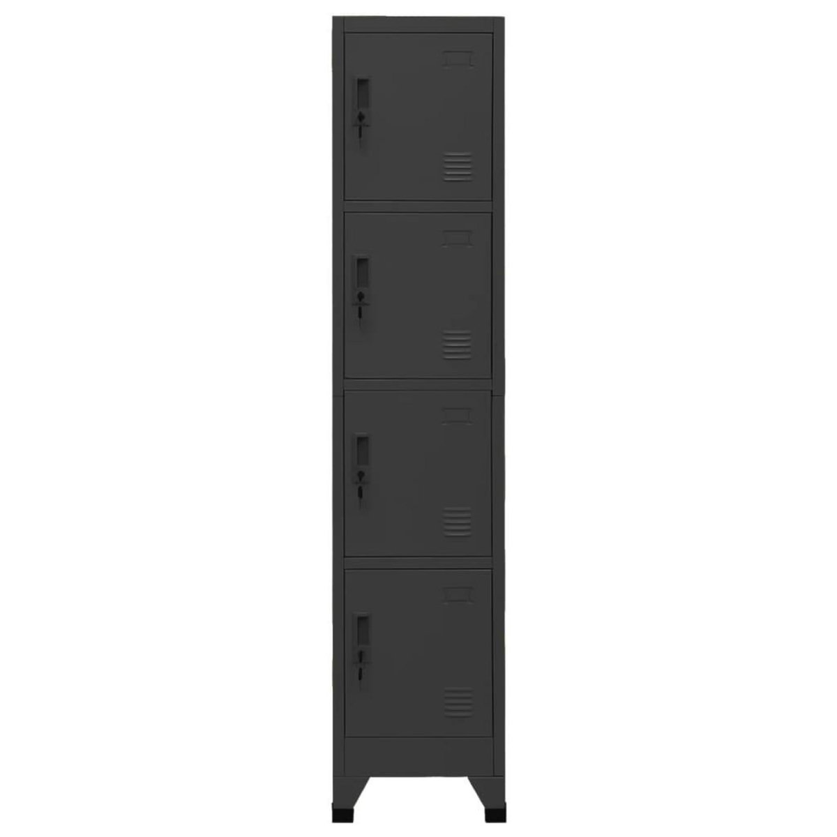 VIDAXL Armoire a casiers Anthracite 38x45x180 cm Acier