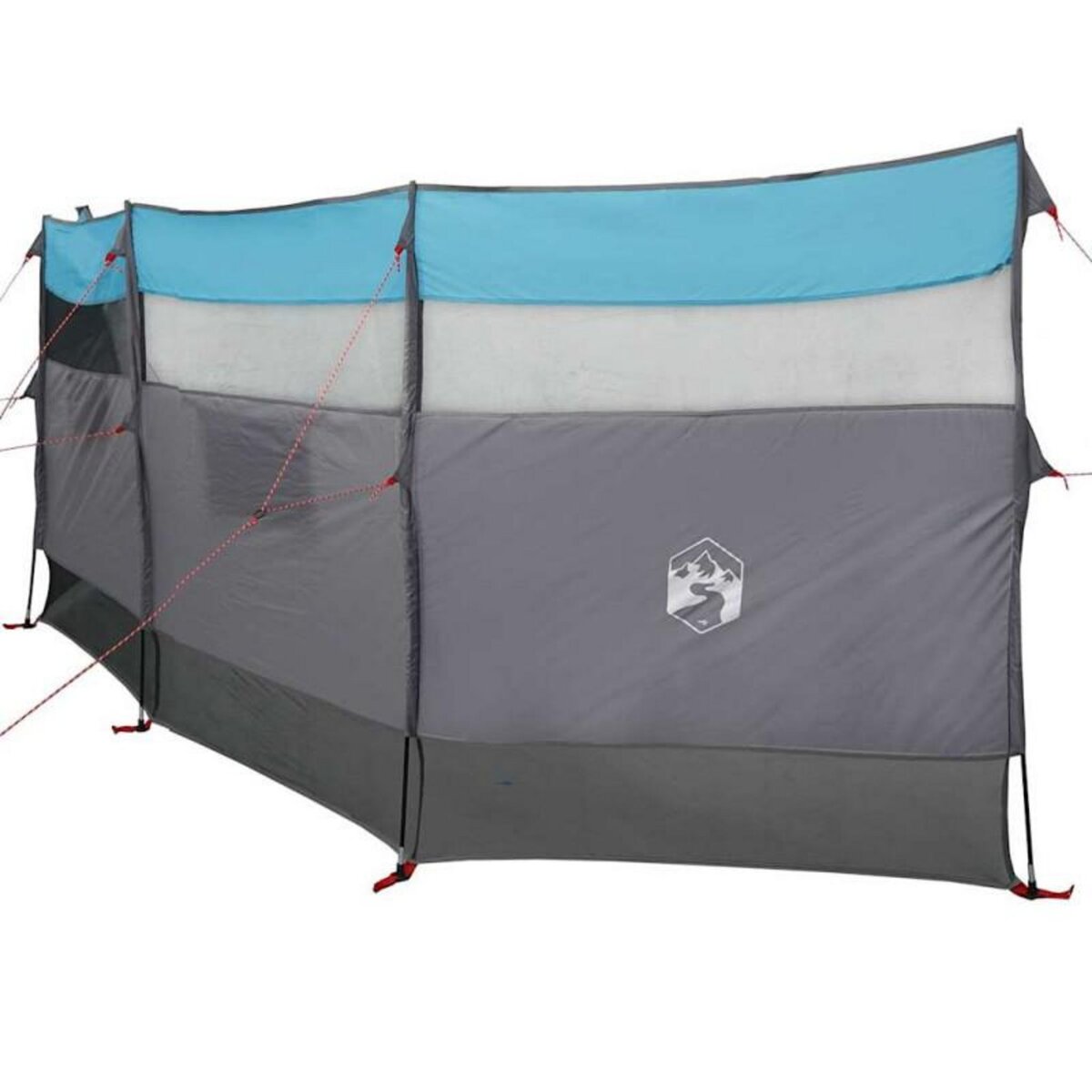 VIDAXL Brise vent de camping bleu 510x153 cm imperméable