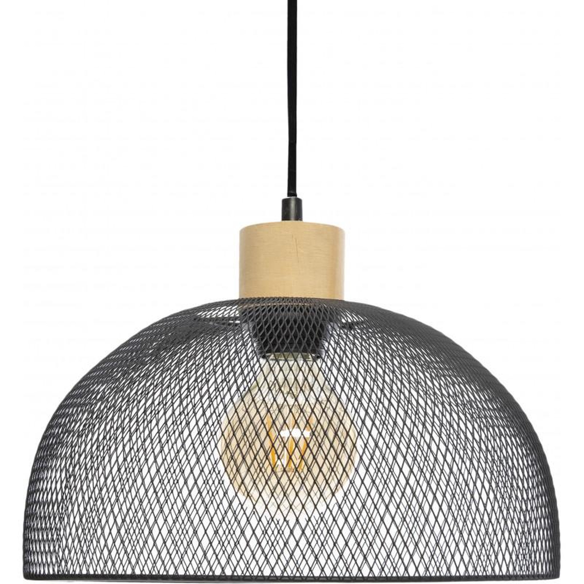 ATMOSPHERA Suspension  Sam  noir métal Diamètre 30 cm d'Atmosphera -  -