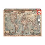 EDUCA EDUCA Puzzle 4000 Pieces - Mappemonde