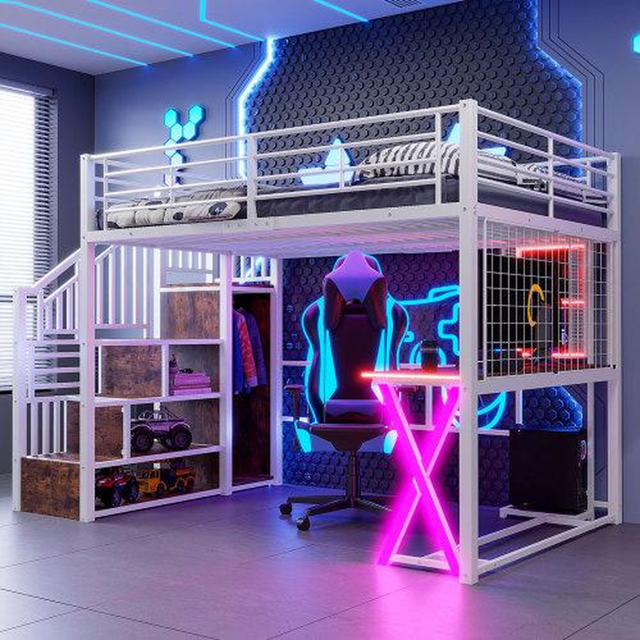 Voir la diapositive 4 : MERAX Lit mezzanine