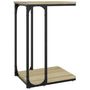 Voir la diapositive 2 : VIDAXL Table d'appoint Chene sonoma 40x30x60 cm Bois d'ingenierie