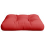 Voir la diapositive 5 : VIDAXL Coussin de palette rouge 50x50x12 cm tissu