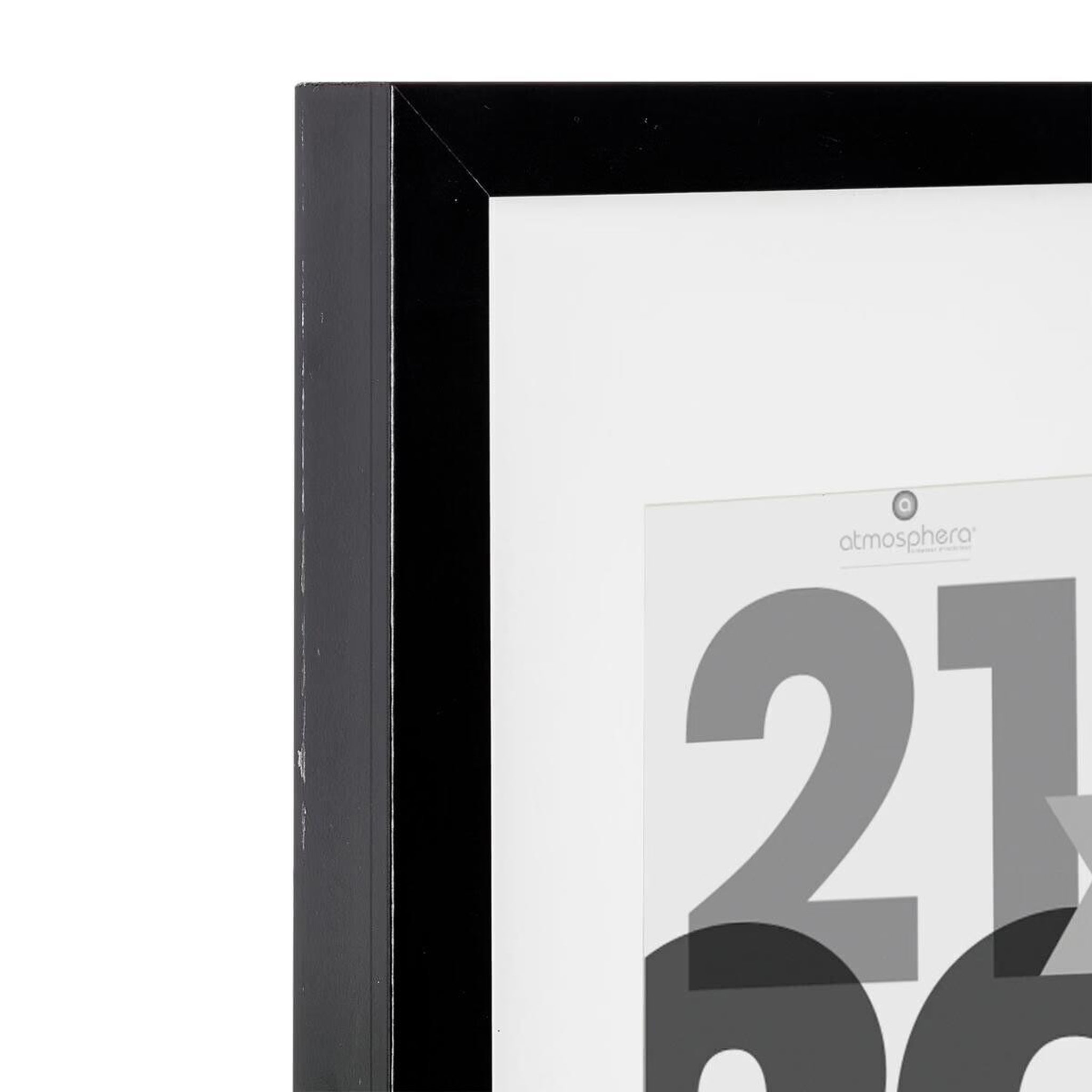 Voir la diapositive 2 : ATMOSPHERA Cadre photo déco  eva  21x30cm noir