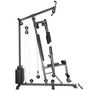 Voir la diapositive 3 : tectake Station de musculation banc appareil complet avec module de butterfly réglable en hauteur noir