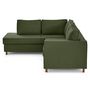 Voir la diapositive 5 : LISA DESIGN Jake - canapé déhoussable d'angle gauche 5 places en tissu