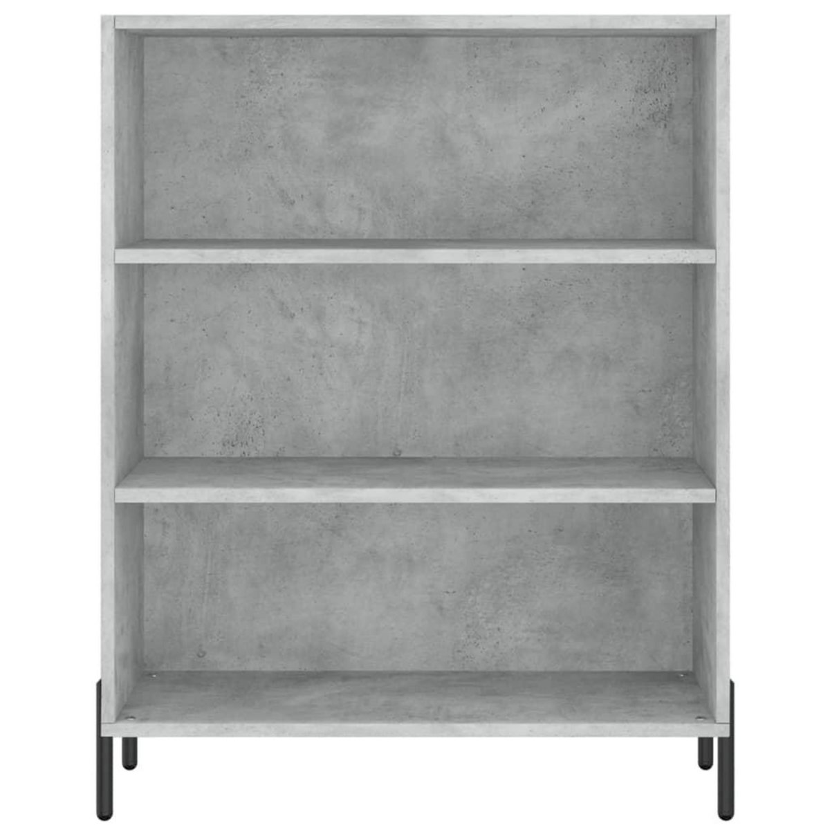 VIDAXL Buffet gris beton 69,5x32,5x180 cm bois d'ingenierie