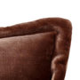 Voir la diapositive 2 : ATMOSPHERA Coussin Déco Flanelle  Cuddly  38x58cm Marron