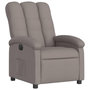 Voir la diapositive 4 : VIDAXL Fauteuil inclinable electrique Taupe Tissu
