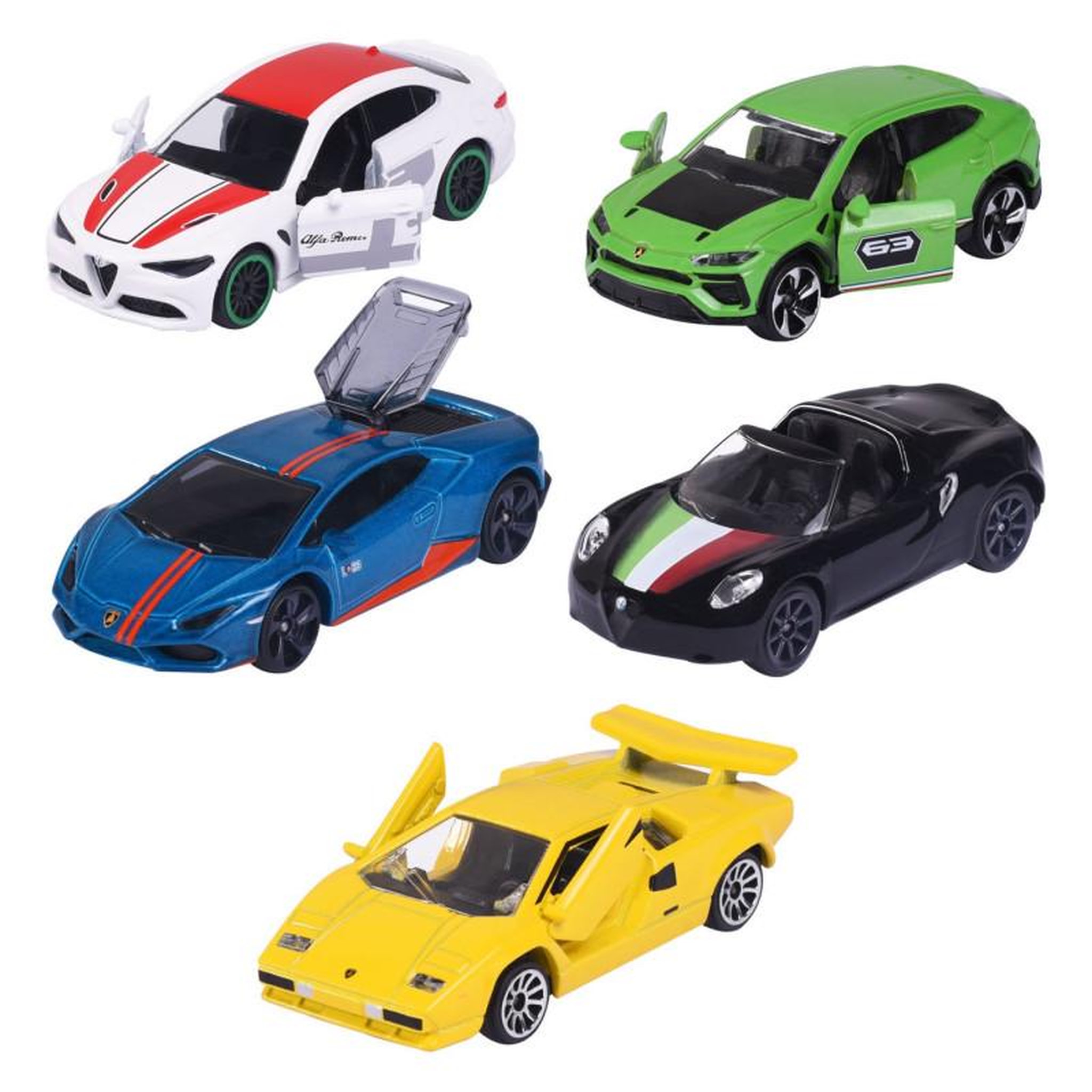 Voir la diapositive 2 : Majorette Majorette Dream Cars Italy Cars, 5pcs. 212053178