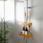 Voir la diapositive 3 : Paris Prix Serviteur de Douche en Bambou  Hanoi  67cm Naturel