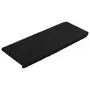 VIDAXL Tapis d'escalier auto-adhesifs 15 pcs 65x24,5x3,5 cm Noir