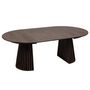 Voir la diapositive 6 : LISA DESIGN Freya - table à manger ronde extensible - effet bois foncé - 4 à 8 personnes