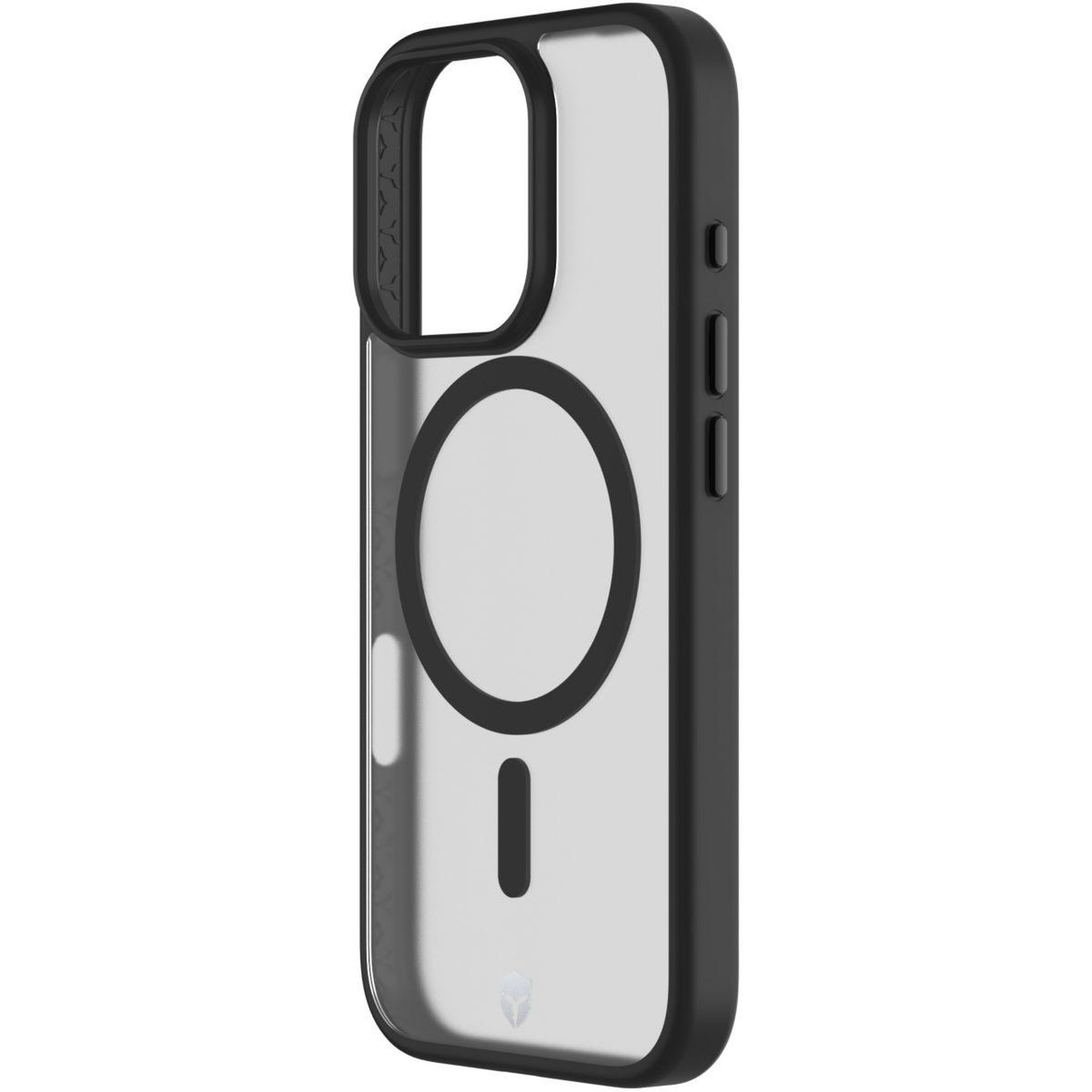 Voir la diapositive 4 : FORCE CASE Coque iPhone 16 Pro Air Frost MagSafe Noire