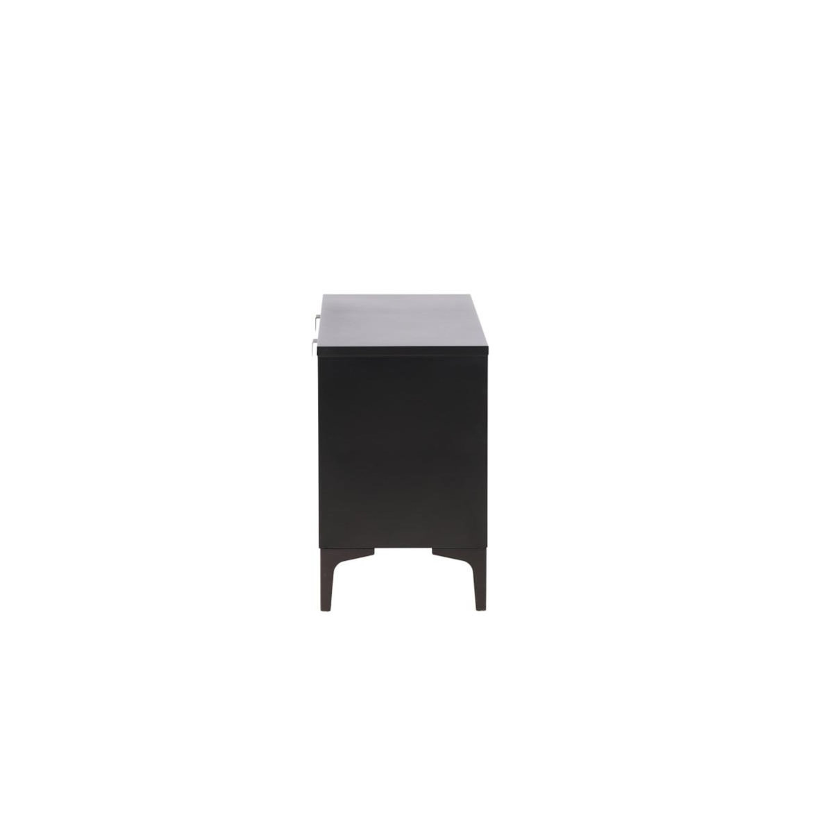 Paris Prix Meuble TV 2 Portes  Piring  120cm Noir