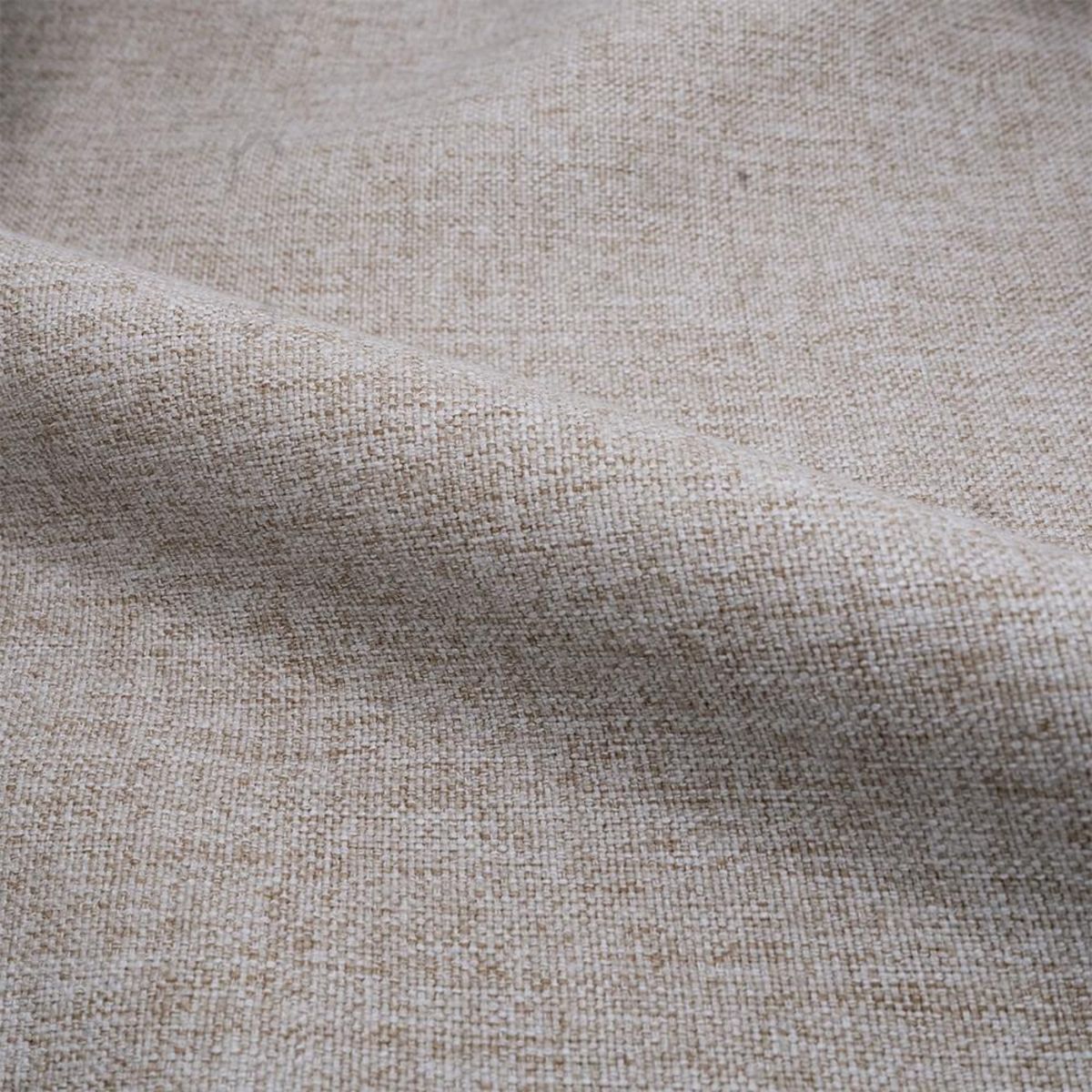 Rendez vous déco Lot de 2 chaises en tissu gris clair et pieds en métal - Chiara