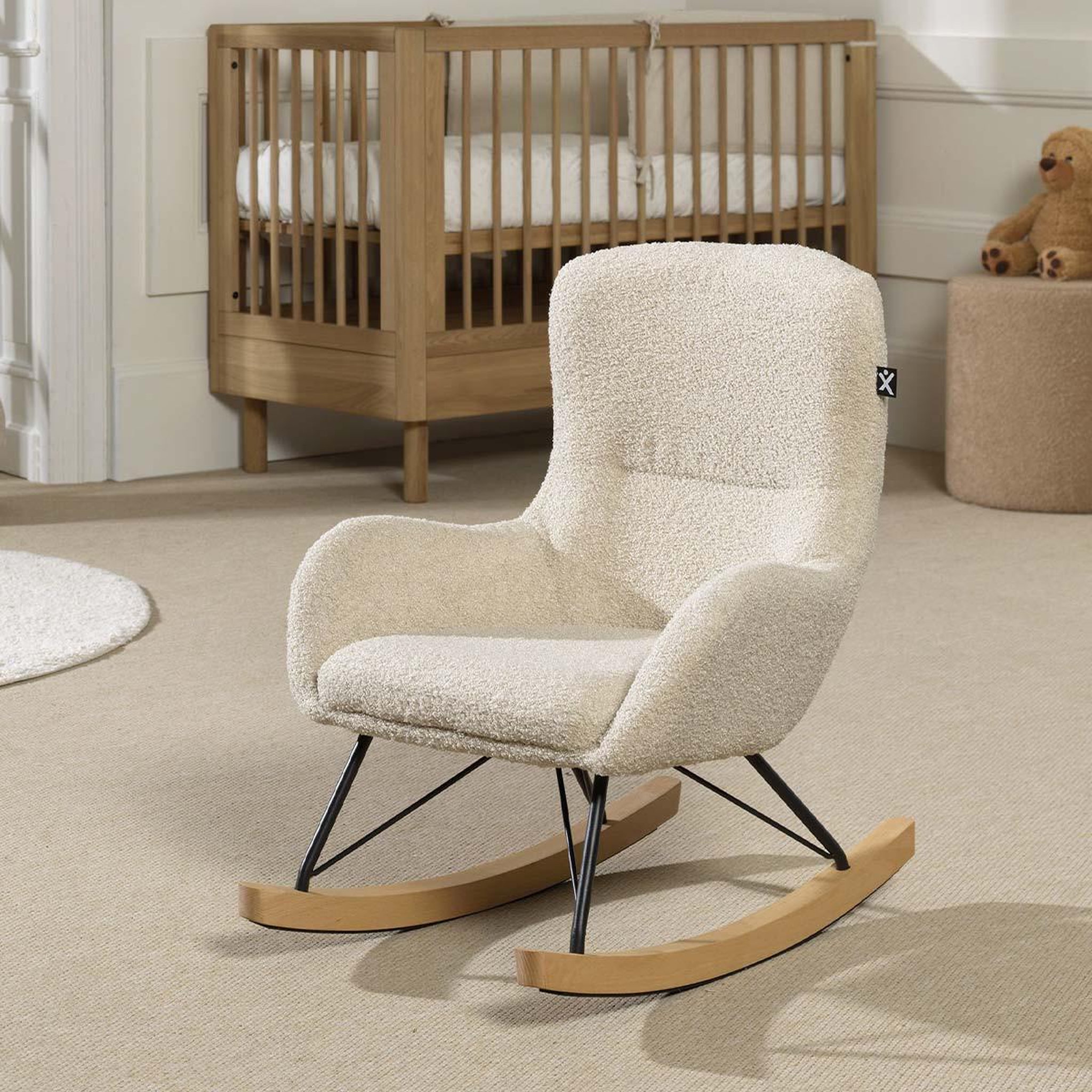 Voir la diapositive 6 : Paris Prix Chaise à bascule enfant  rocky  68cm beige