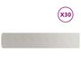 Voir la diapositive 2 : VIDAXL Bordures de pelouse 30 pcs 20x103 cm acier inoxydable