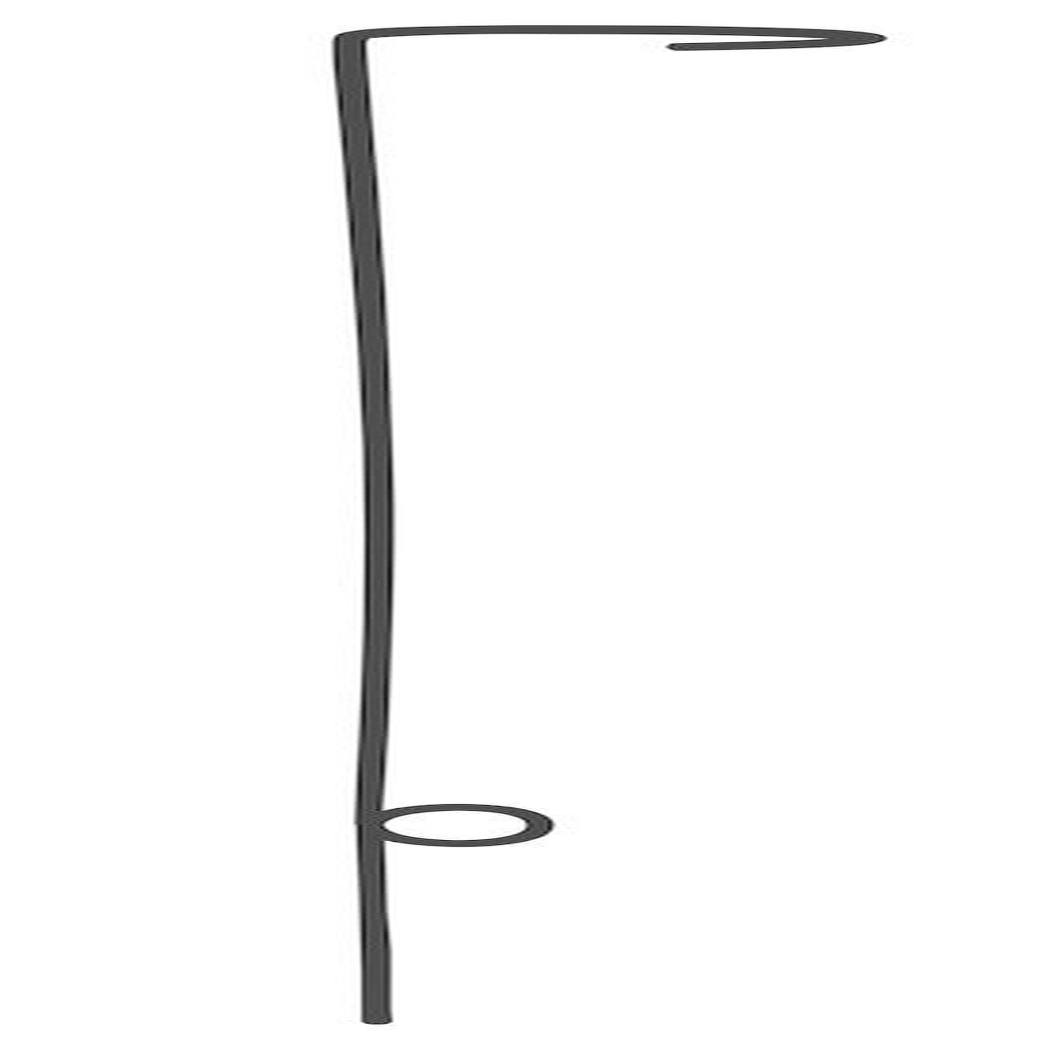 CENTRALE BRICO Pic bougie en forme de tige - grand modèle - anthracite 90 x 9,2cm