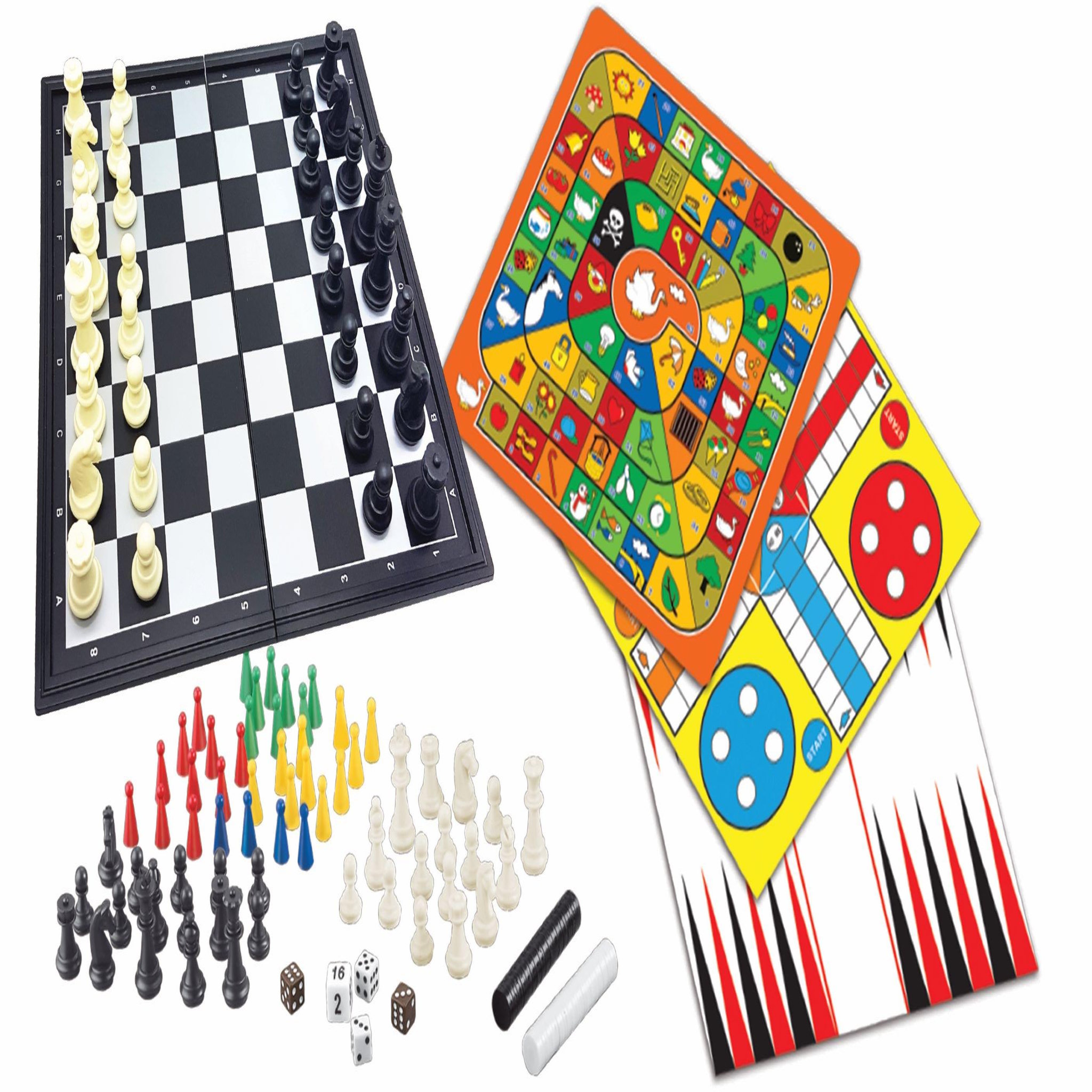 Lexibook Coffret 8 Jeux de société avec pions magnétiques