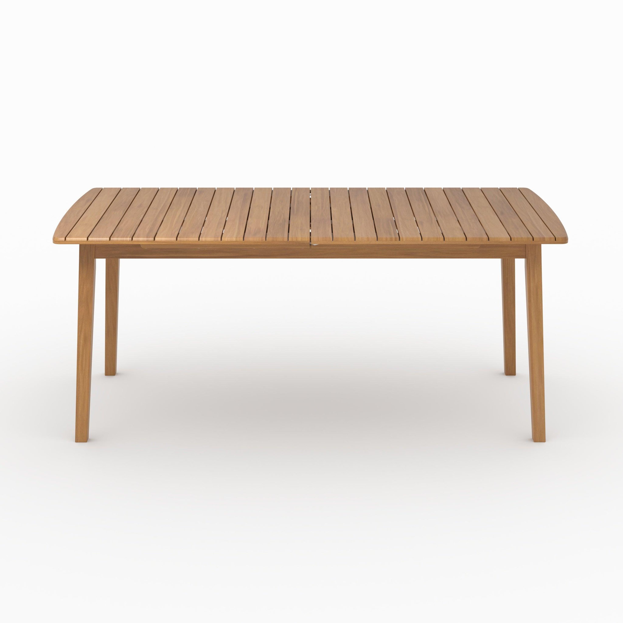 Voir la diapositive 3 : MAISON PAVANE Table extensible et chaises de jardin en bois 4 personnes-alona