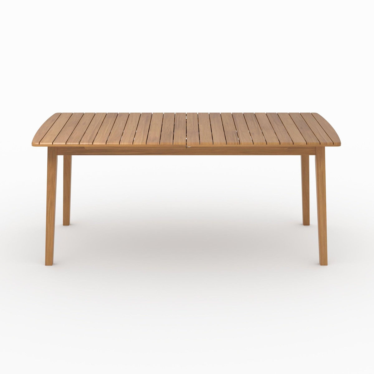 Rendez vous déco Table extensible et chaises de jardin en bois 4 personnes-Alona