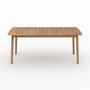 Voir la diapositive 3 : Rendez vous déco Table extensible et chaises de jardin en bois 4 personnes-Alona