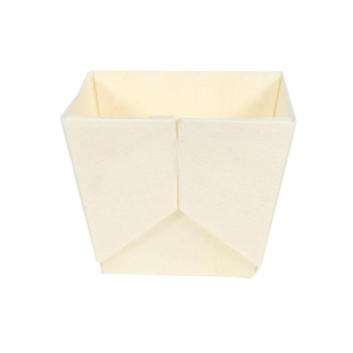 Paris Prix Lot de 6 Barquettes Carton  Snacking  7cm Naturel