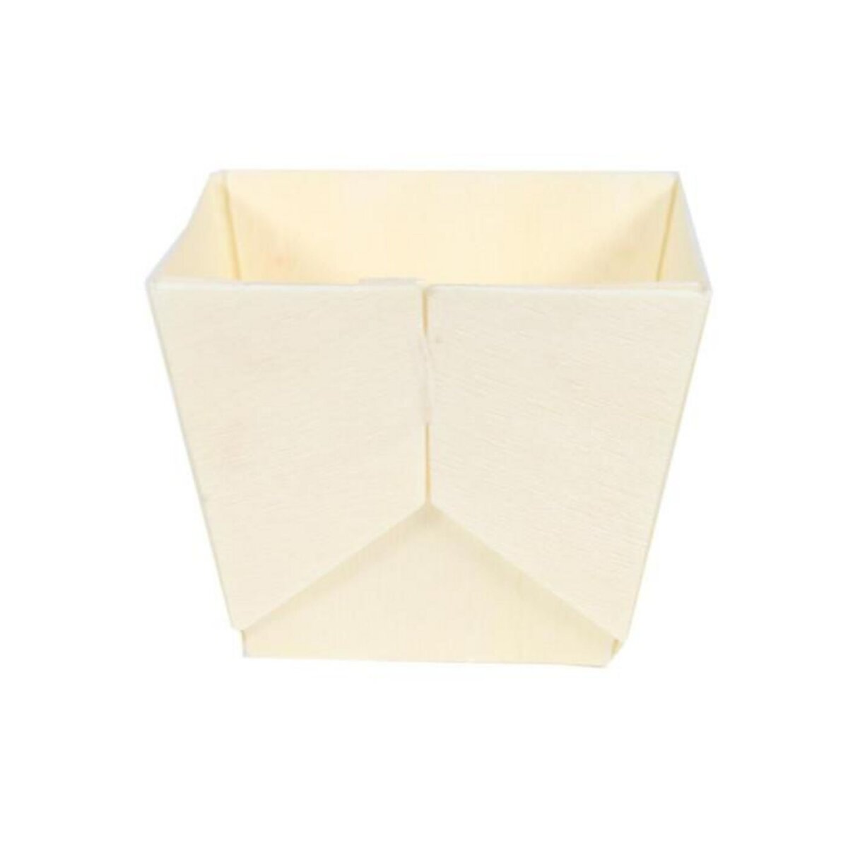 Paris Prix Lot de 6 Barquettes Carton  Snacking  7cm Naturel