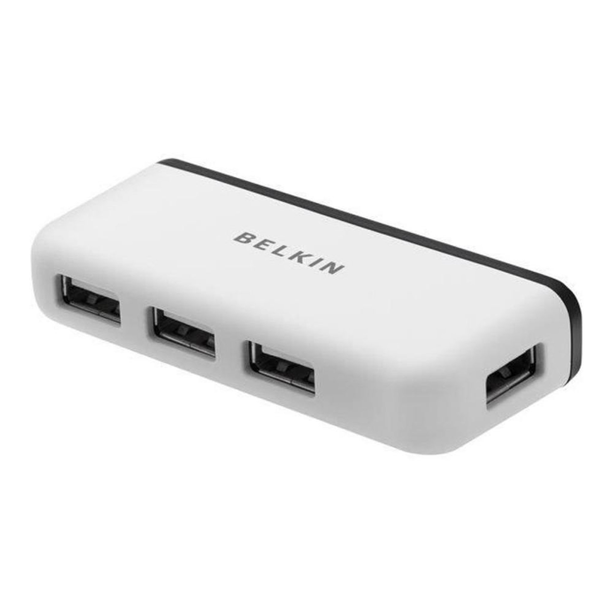 Voir la diapositive 3 : Belkin Hub USB 2.0 de voyage 4 ports USB-A F4U021BT, vitesse 480 Mbit/s, noir/blanc