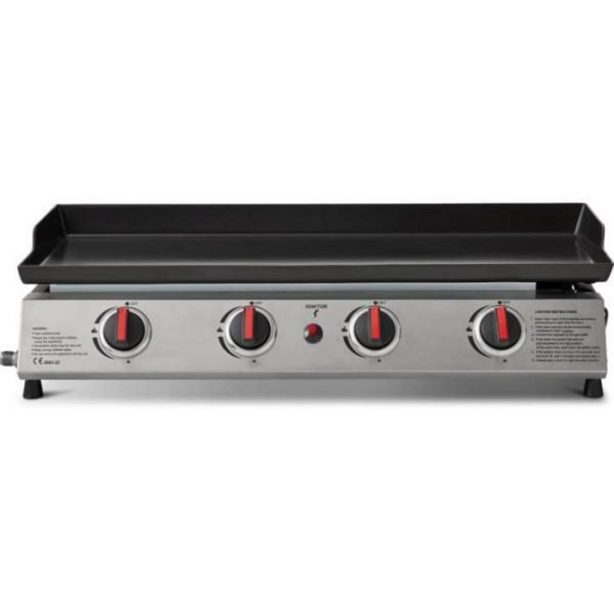 AAAAA Plancha gaz COOKINGBOX CALI - 4 feux