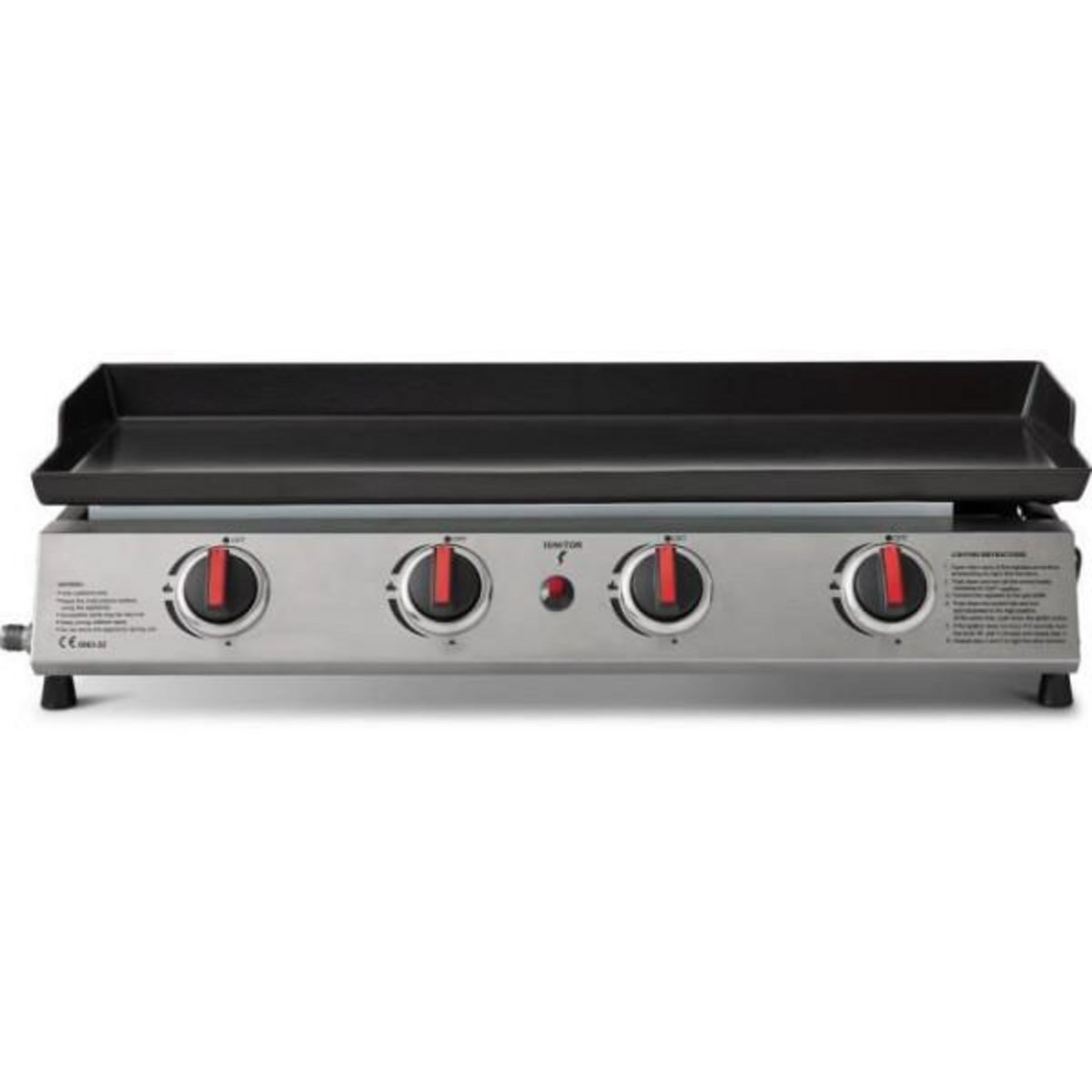 AAAAA Plancha gaz COOKINGBOX CALI - 4 feux