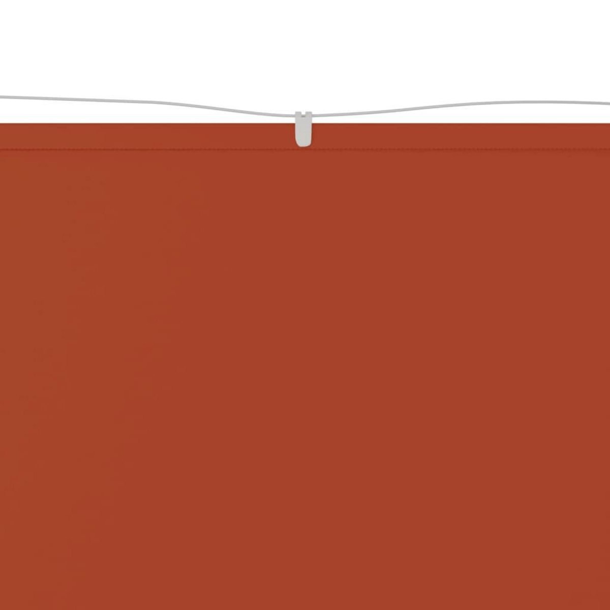 VIDAXL Auvent vertical Terre cuite 60x600 cm Tissu oxford