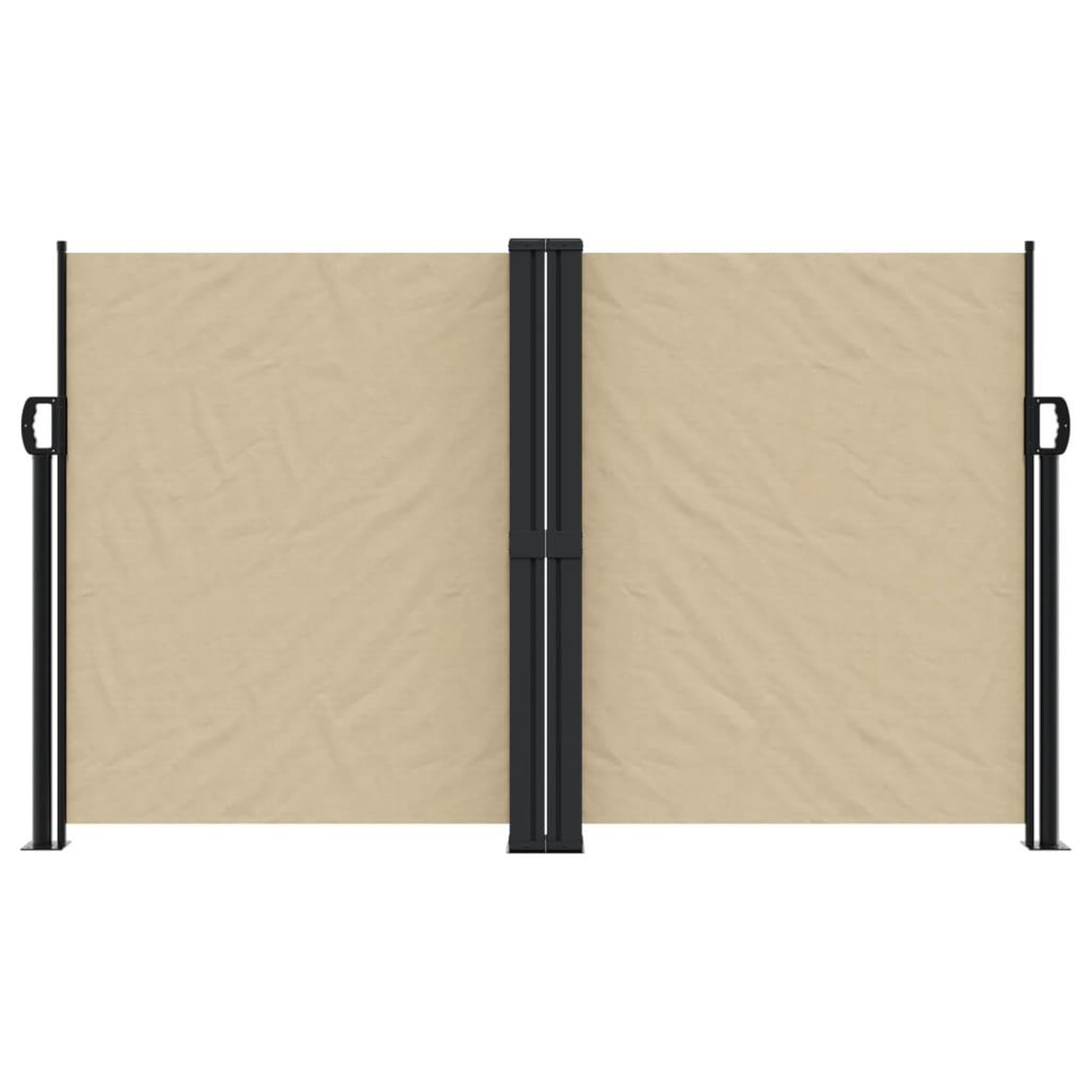 Voir la diapositive 3 : VIDAXL Auvent lateral retractable beige 140x1200 cm