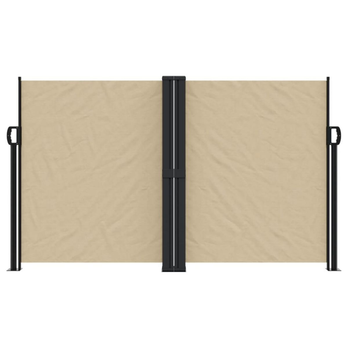 VIDAXL Auvent lateral retractable beige 140x1200 cm