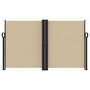 Voir la diapositive 3 : VIDAXL Auvent lateral retractable beige 140x1200 cm