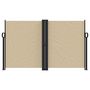 Voir la diapositive 3 : VIDAXL Auvent lateral retractable beige 140x1200 cm