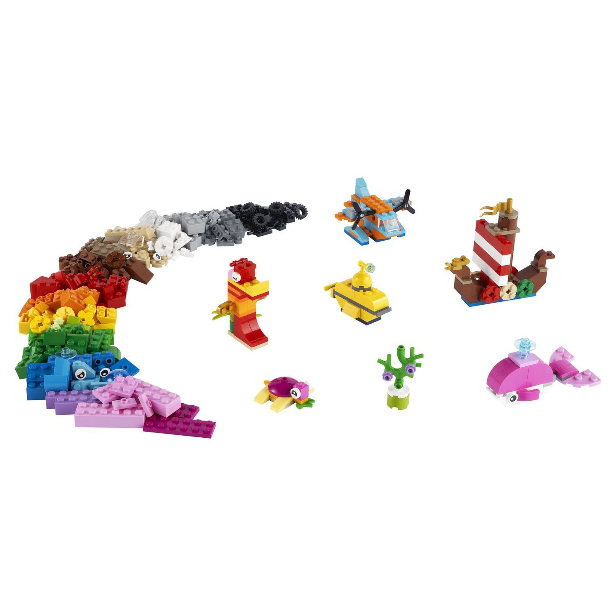 Voir la diapositive 3 : LEGO Classic 11018 - Jeux Créatifs Dans L&rsquo;Océan