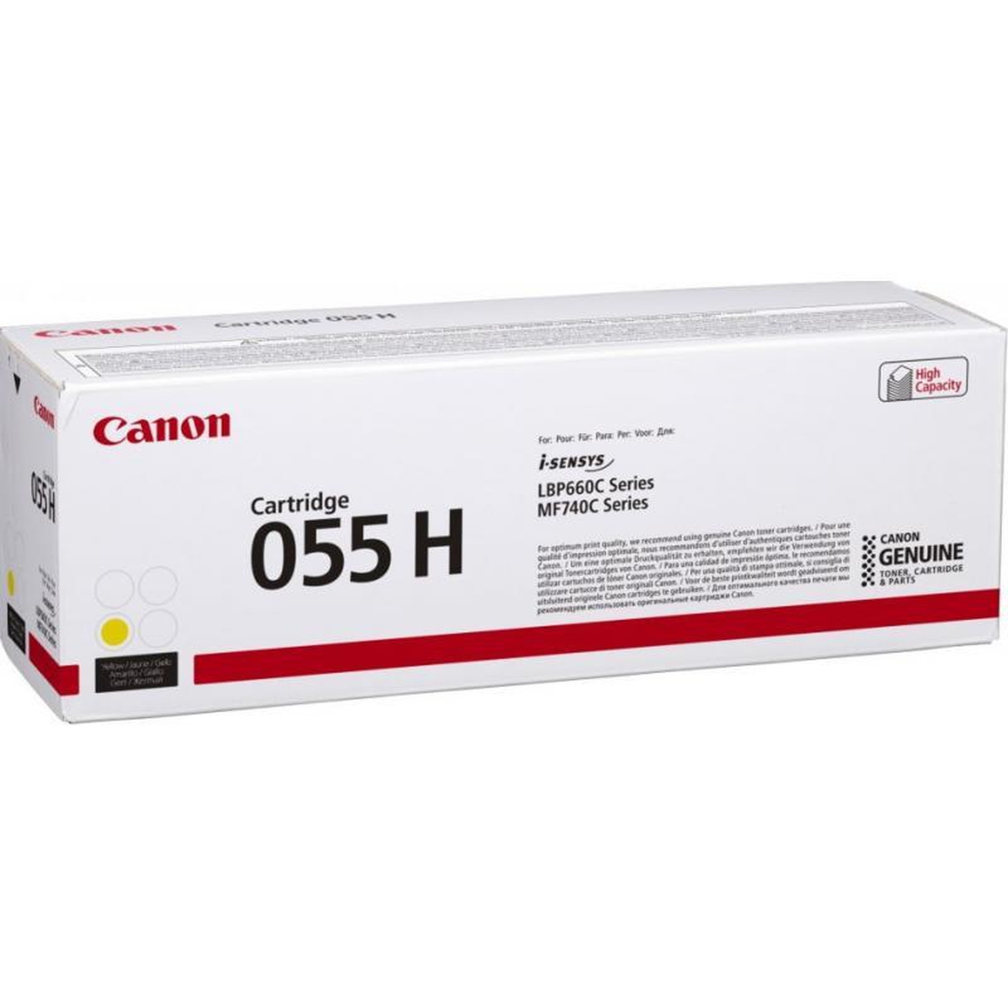 Voir la diapositive 2 : Canon Canon Cartridge 055H Yellow Gelb (3017C002)