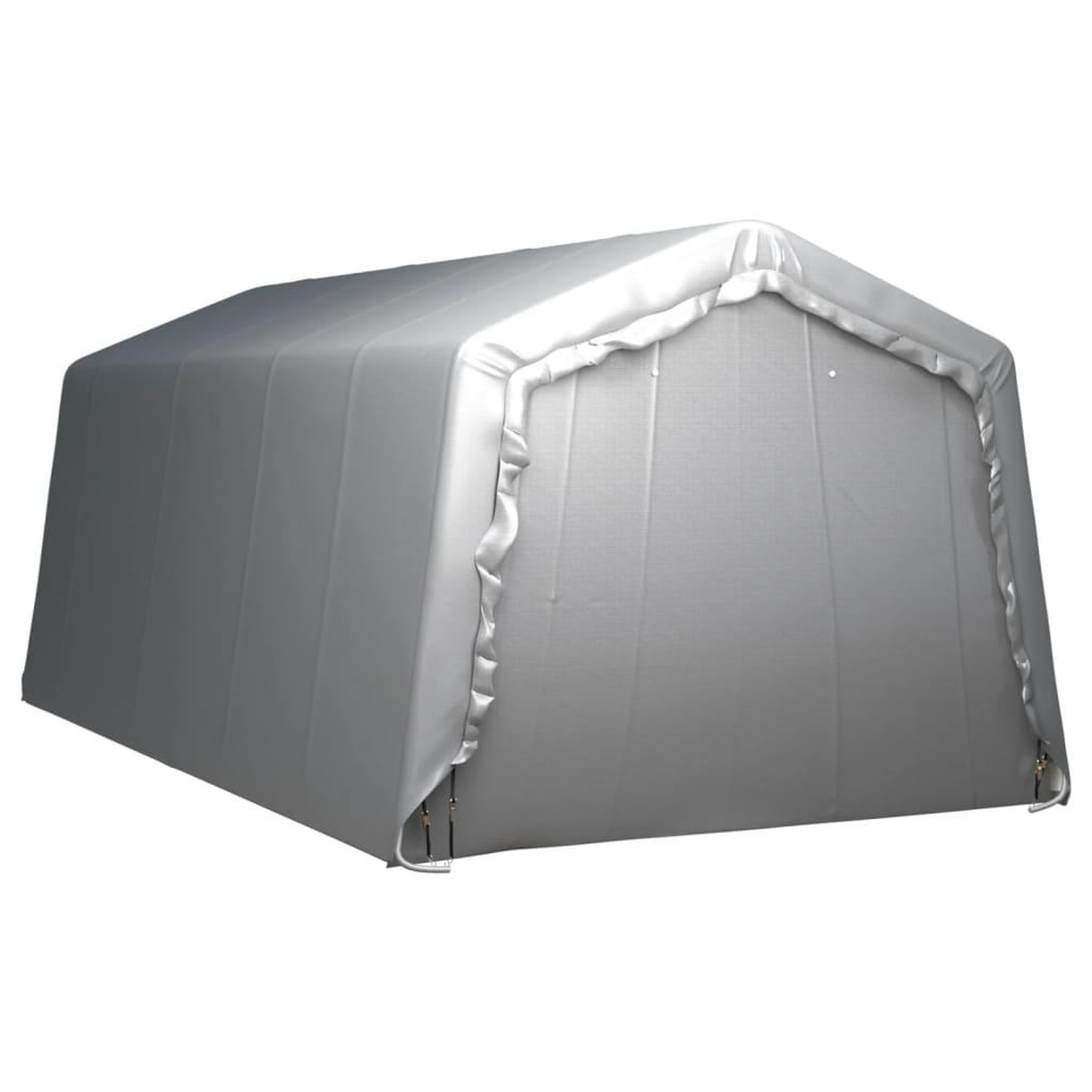 Voir la diapositive 4 : VIDAXL Tente de rangement 300x600 cm Acier Gris