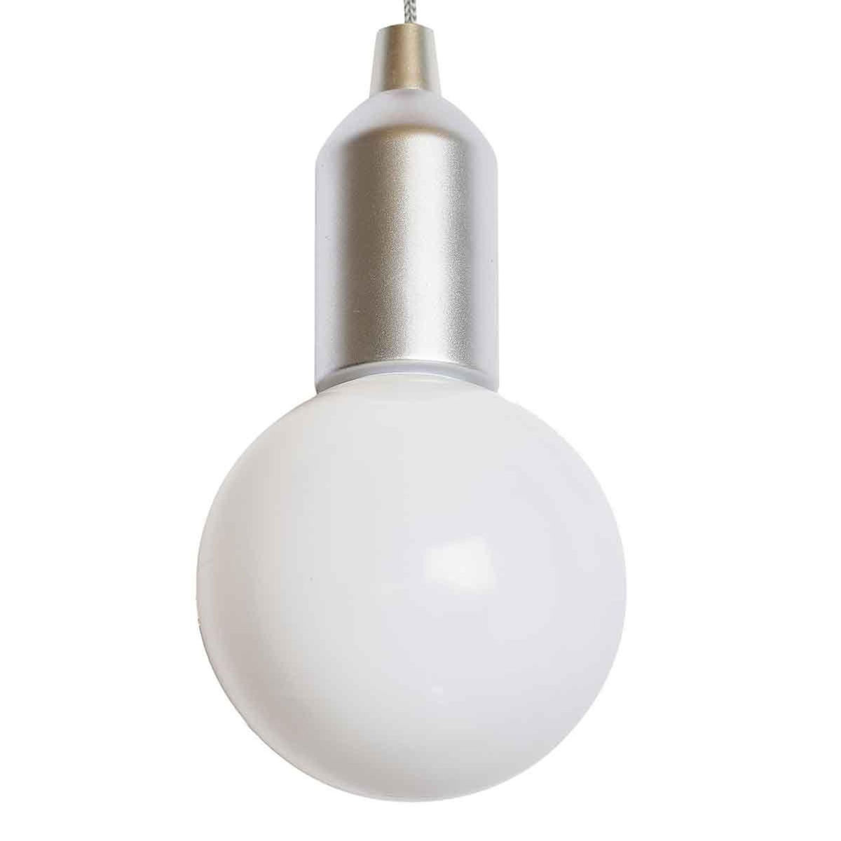 Paris Prix Lampe Suspension Led  Ampoule  110cm Argent