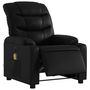 Voir la diapositive 3 : VIDAXL Fauteuil de massage inclinable electrique noir similicuir